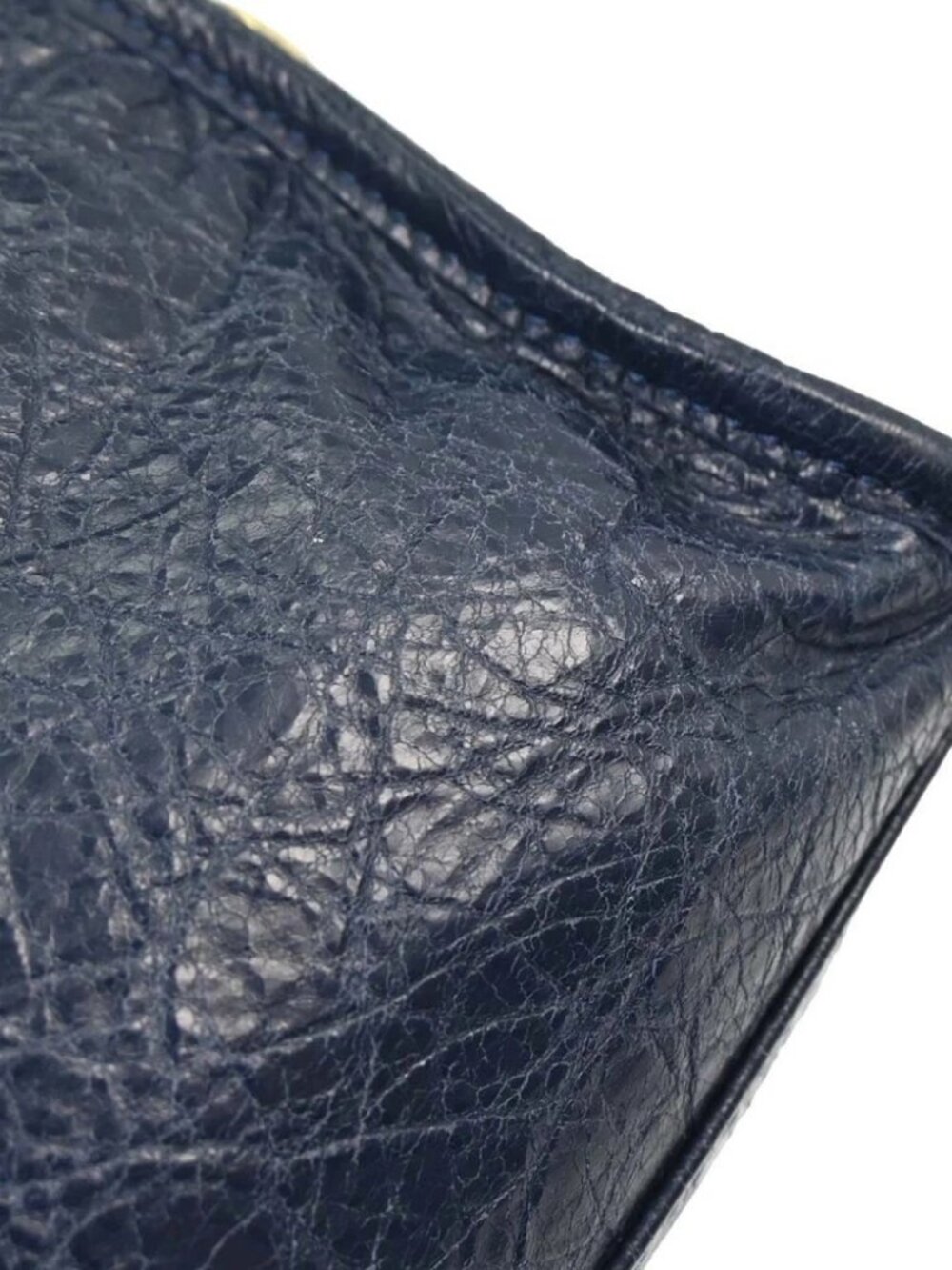 Balenciaga Navy Lambskin Giant City Mini Handbag 309544.4012.C.535269 187217 - Picture 10 of 14